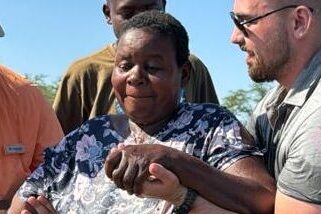 Graham Bryant Jacksonville Florida Baptizing woman in the back bush of Zimbabwa